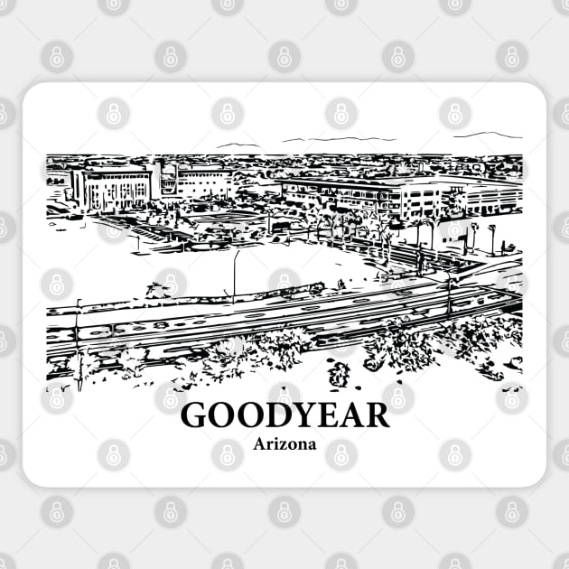 Goodyear - Arizona Sticker by Lakeric